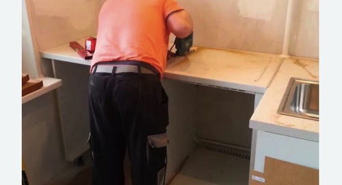 Сборка кухонного гарнитура. Куйбышев